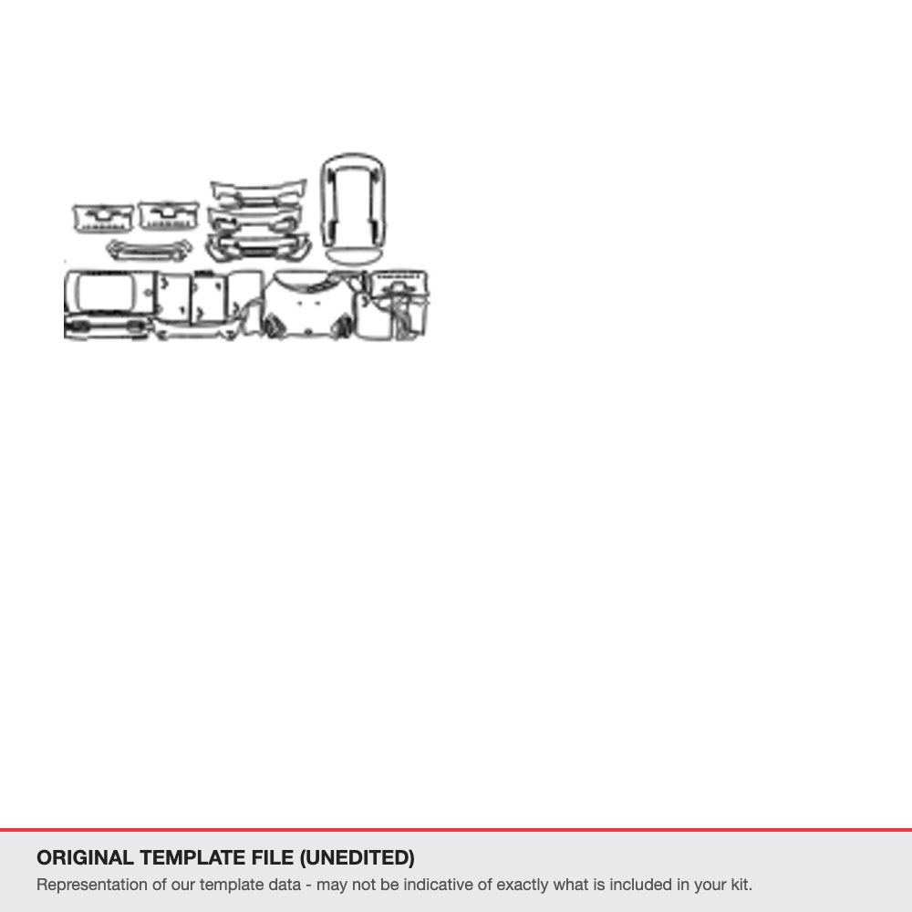 Mini Countryman 2018-2021 original template file
