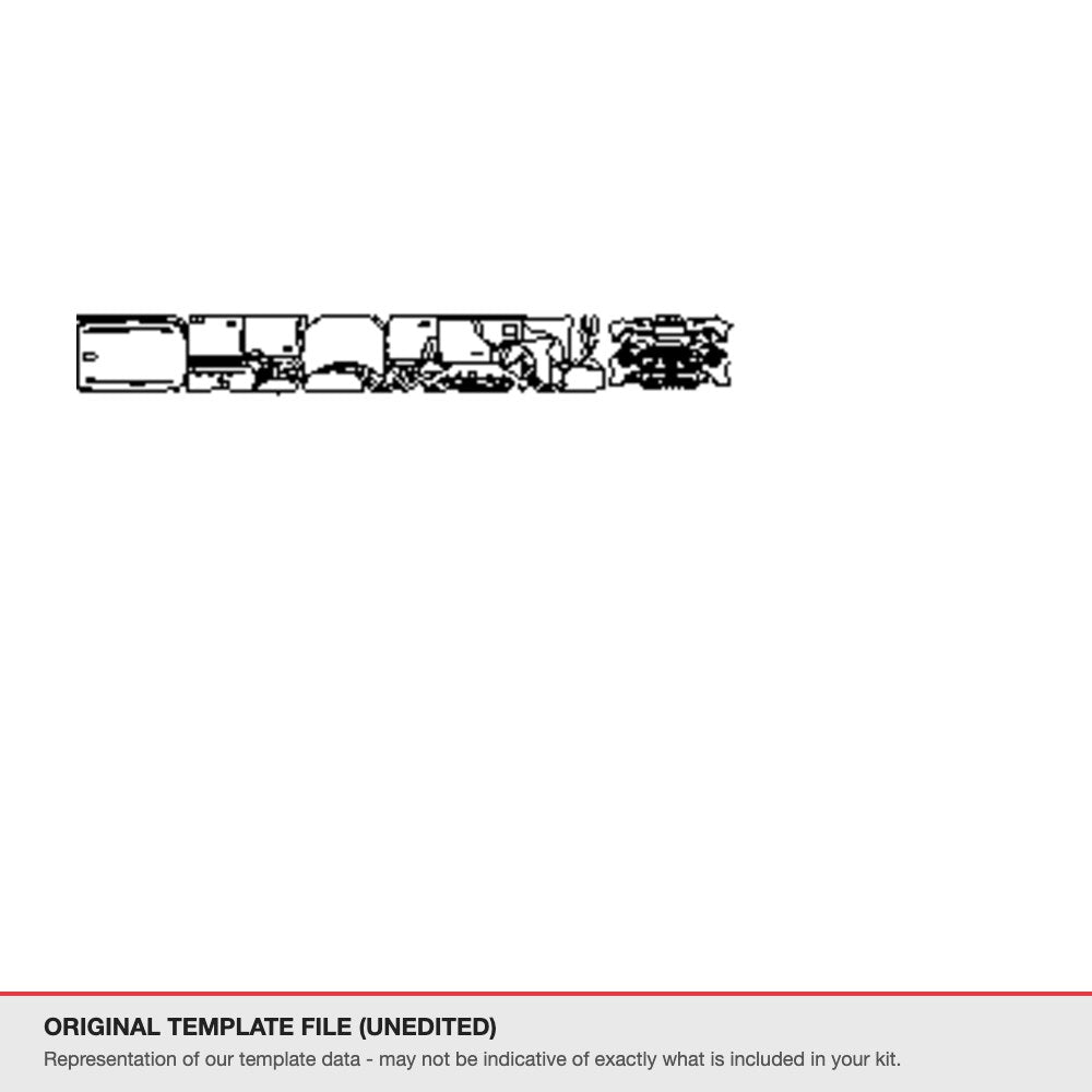 Mini Countryman 2024+ original template file (template 2)