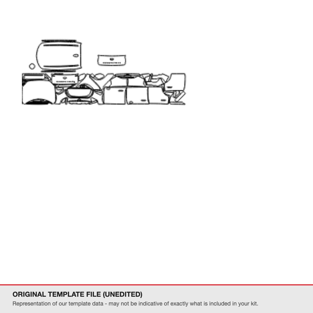 Mini Countryman 2024+ original template file (template 1)
