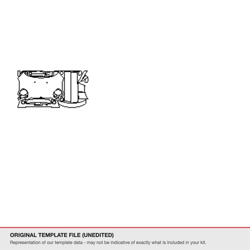 Mini Convertible 2013-2015 original template file (template 1)