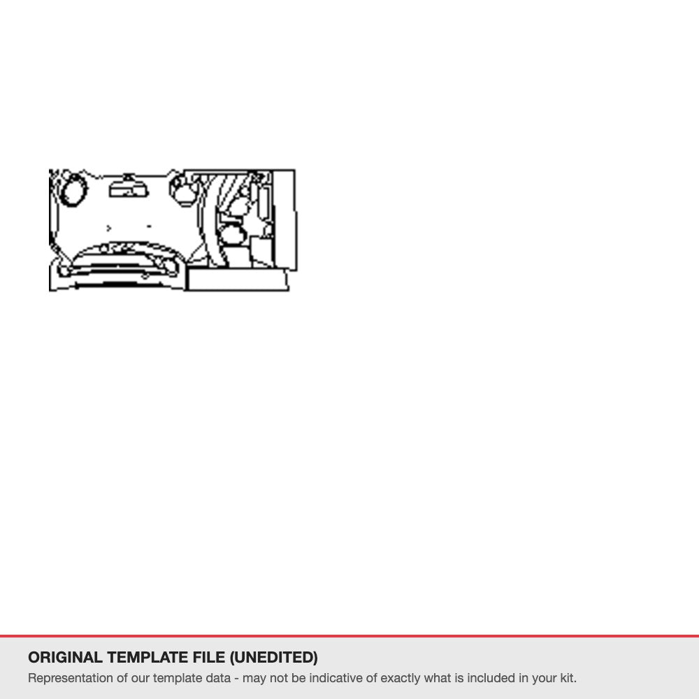 Mini Convertible 2013-2015 original template file (template 3)