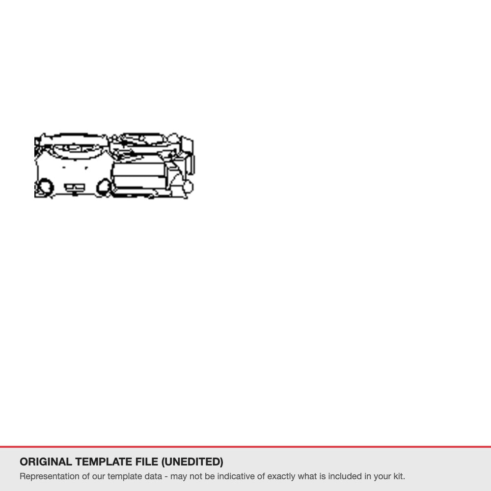 Mini Convertible 2013-2015 original template file (template 2)