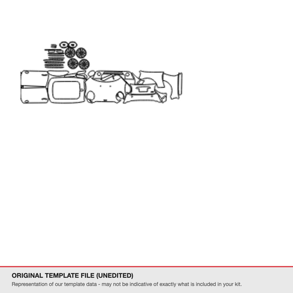 Mini Convertible 2016 original template file