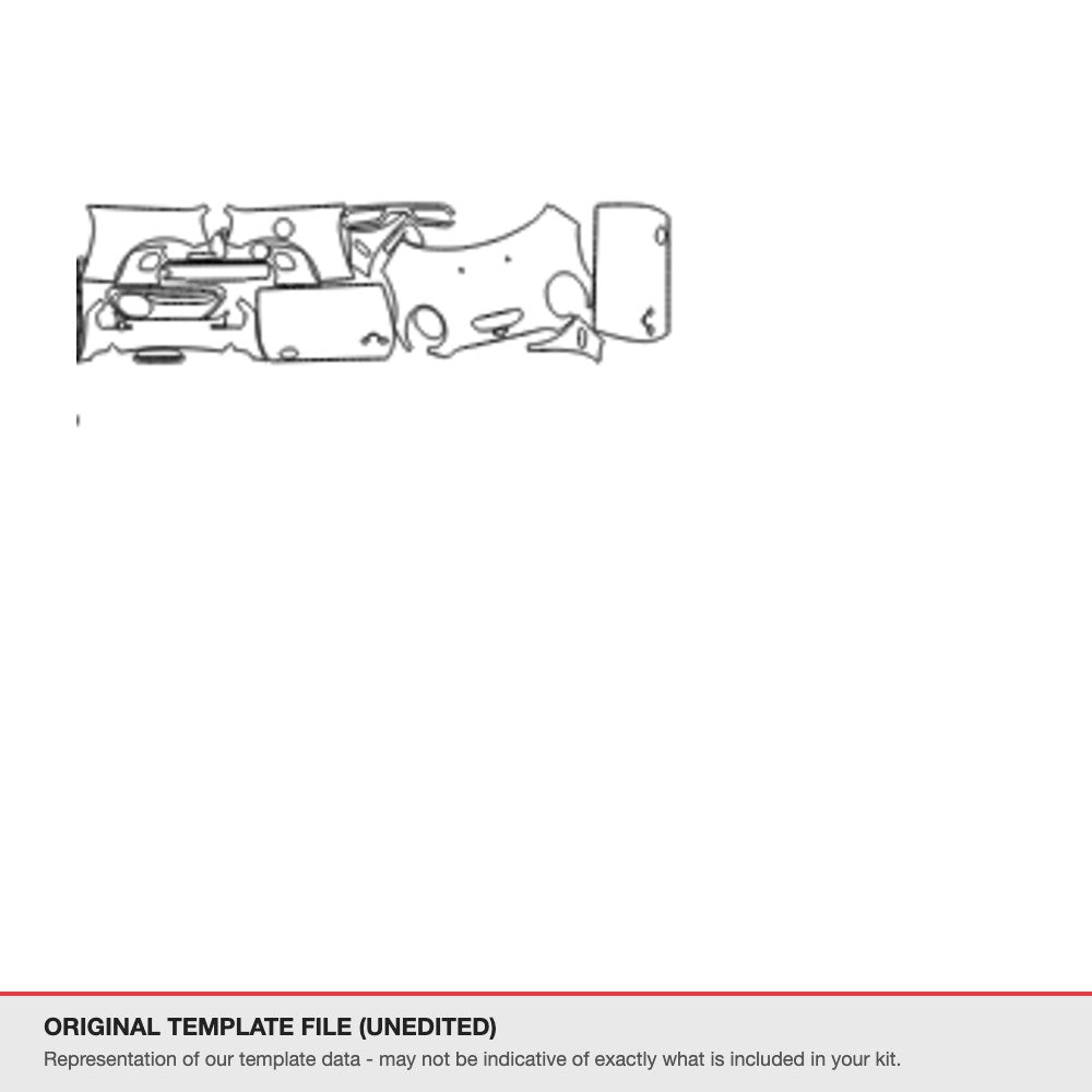 Mini Convertible 2017-2019 original template file
