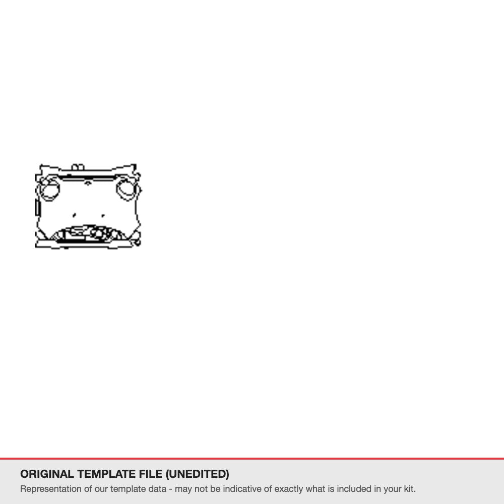 Mini Cooper 2008-2014 original template file