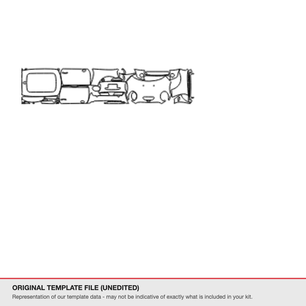 Mini Cooper 2016-2017 original template file