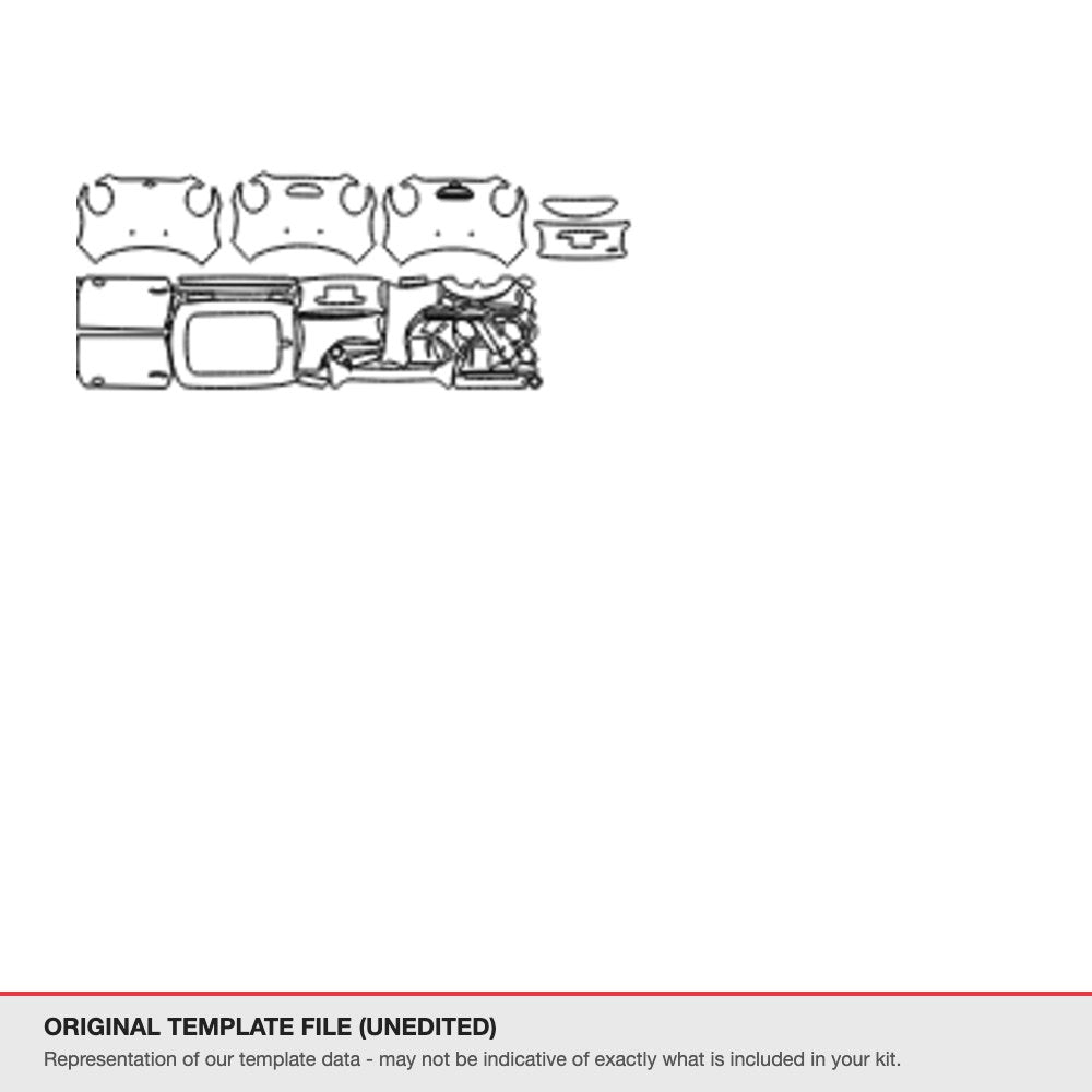 Mini Cooper 2022-2023 original template file (template 3)