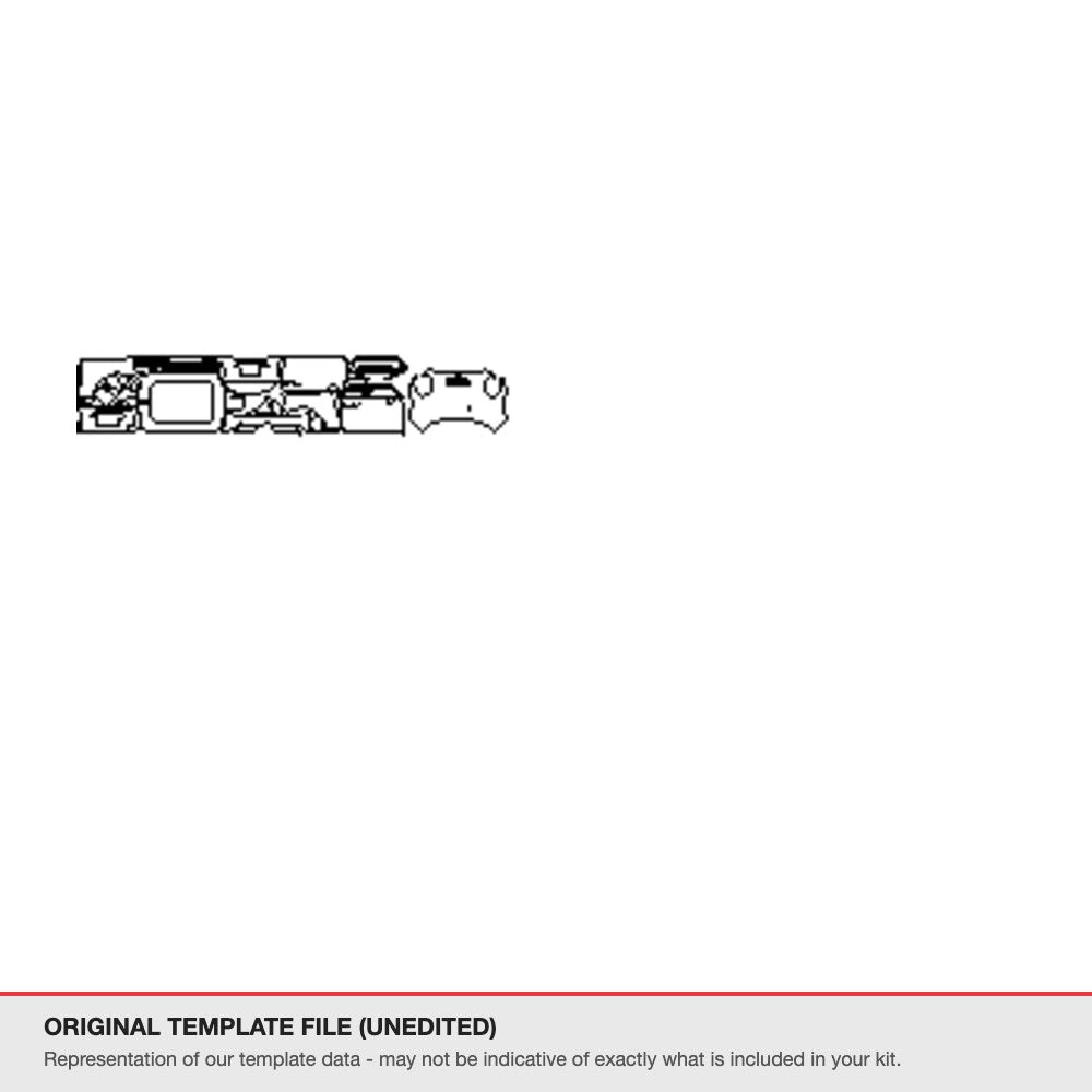 Mini Cooper 2022-2023 original template file (template 1)