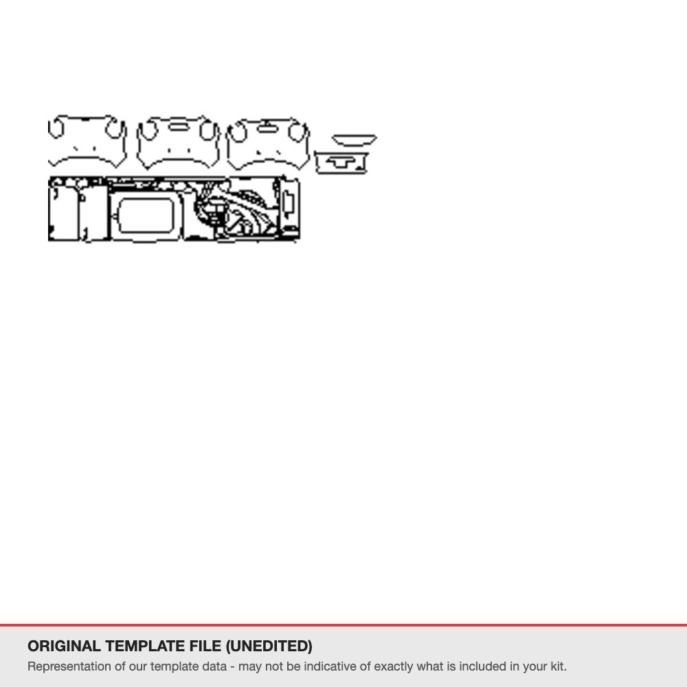 Mini Cooper 2022-2023 original template file (template 4)