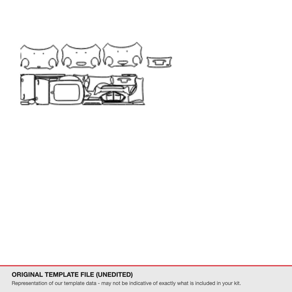 Mini Cooper 2022-2023 original template file (template 2)