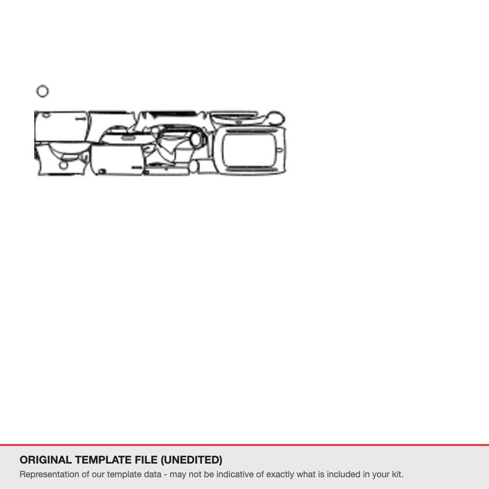Mini Cooper 2024+ original template file (template 2)
