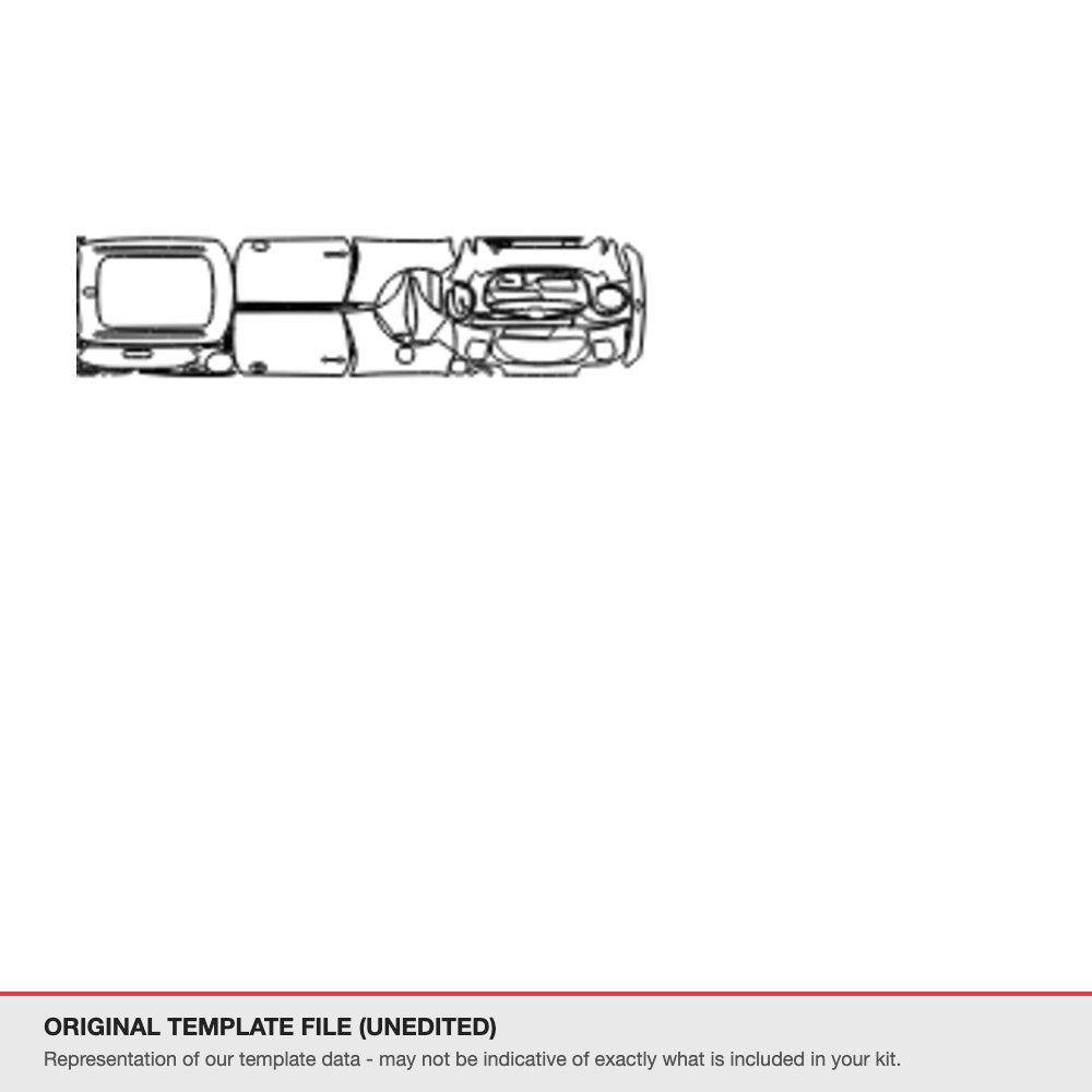 Mini Cooper 2024+ original template file (template 3)