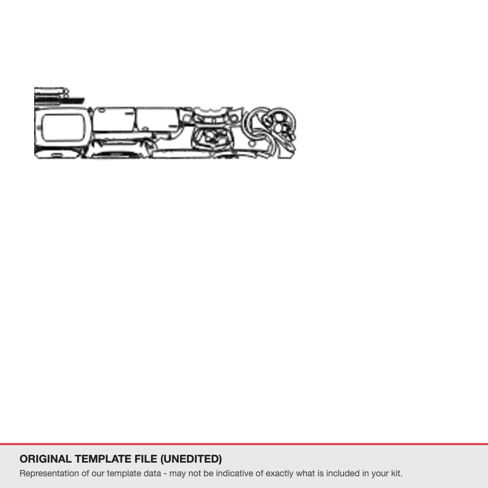 Mini Cooper 2024+ original template file (template 1)
