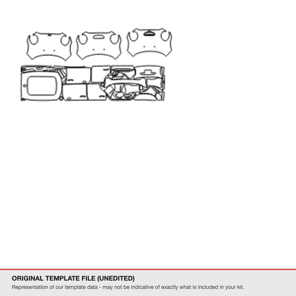 Mini Cooper 5-Door 2022-2023 original template file (template 1)