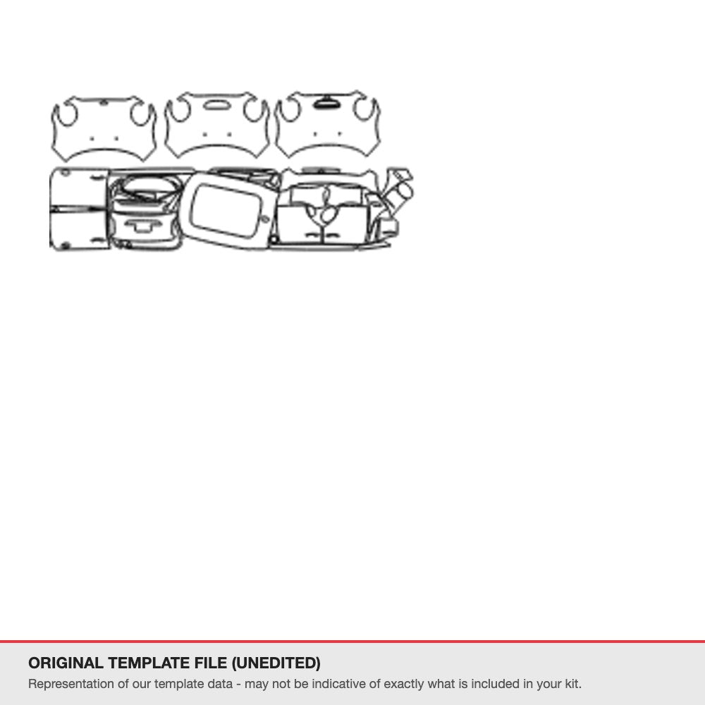 Mini Cooper 5-Door 2022-2023 original template file (template 2)