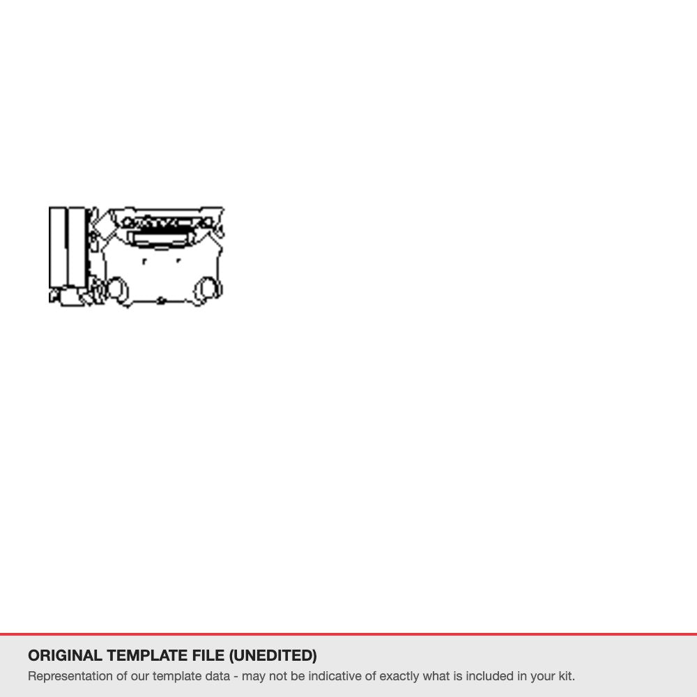 Mini Convertible Cooper 2015+ original template file