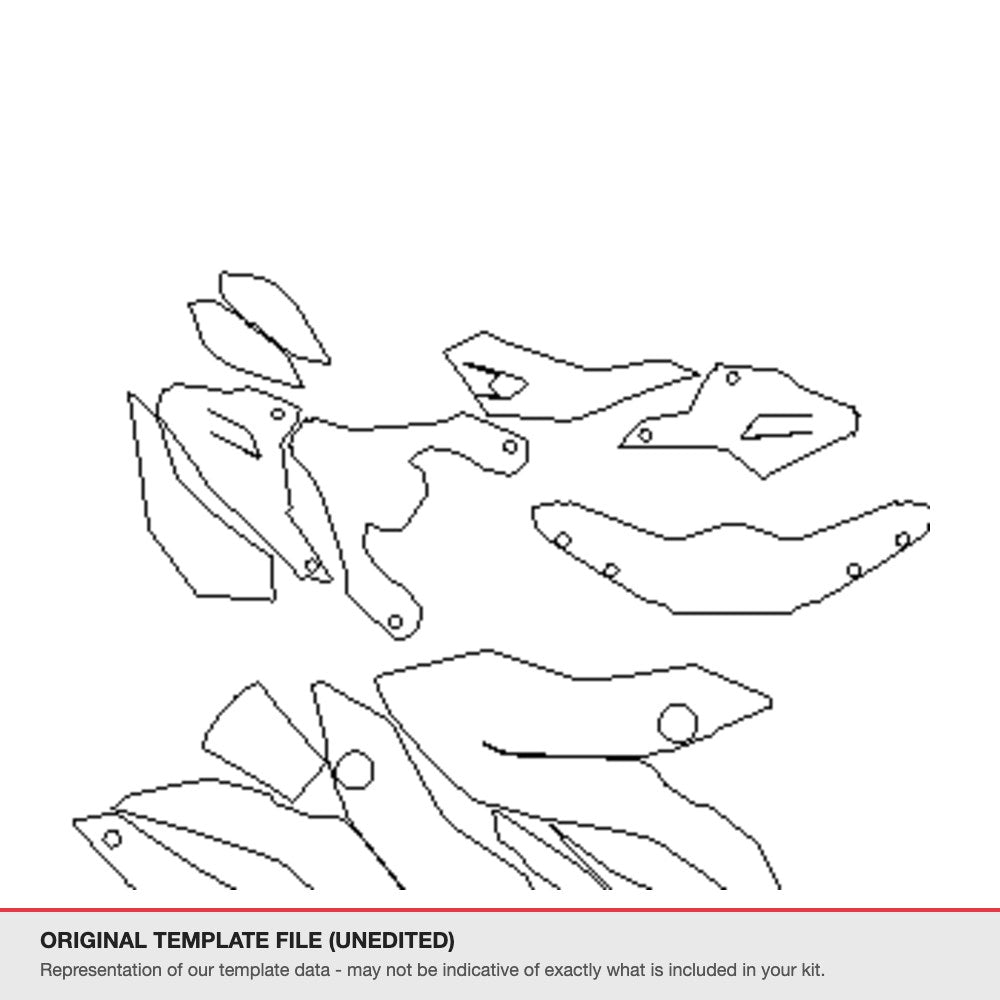 BMW F 900 GS 2025+ original template file
