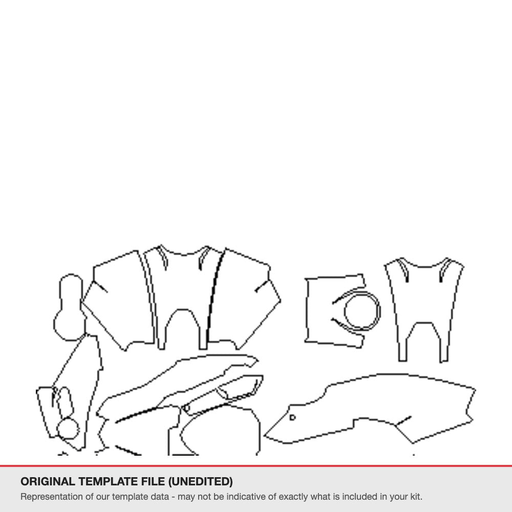 BMW R1200 GS 2016 original template file