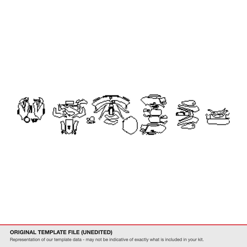 BMW R18 2022+ original template file