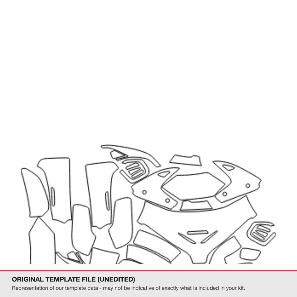 Honda Gold Wing 2017-2018 original template file