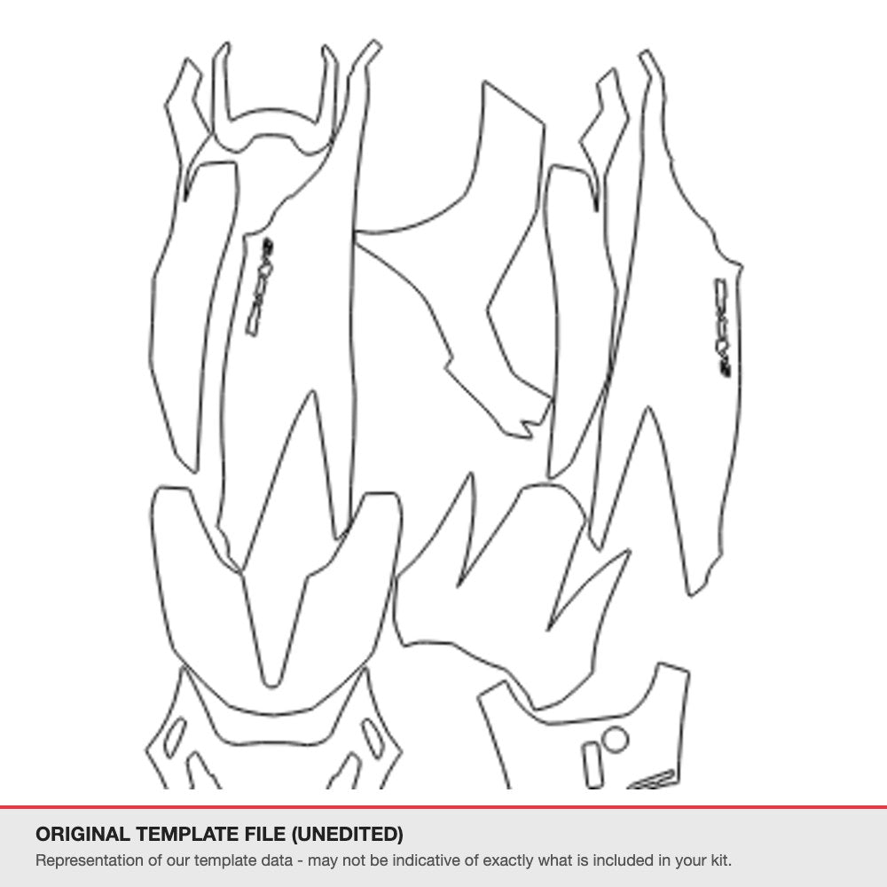 Piaggio Beverly 400 2021+ original template file