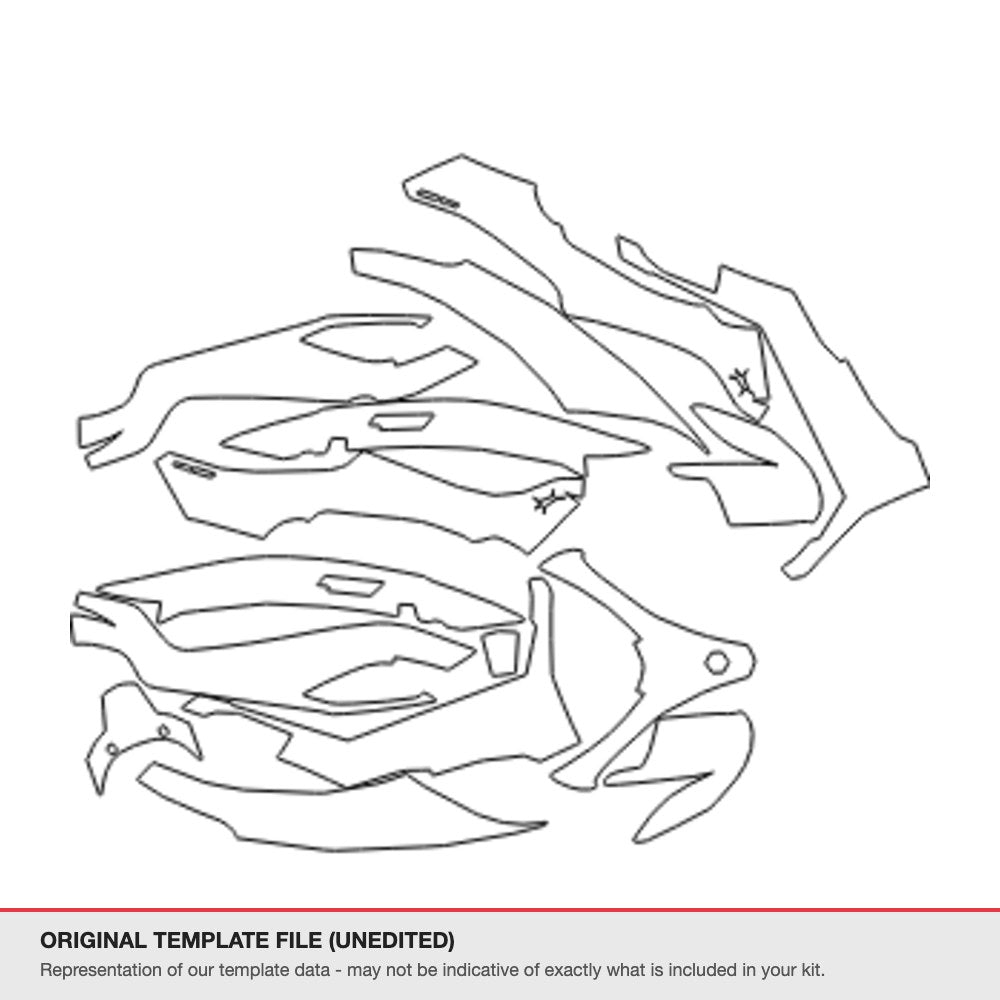Piaggio MP3 300 HPE Sport 2021+ original template file