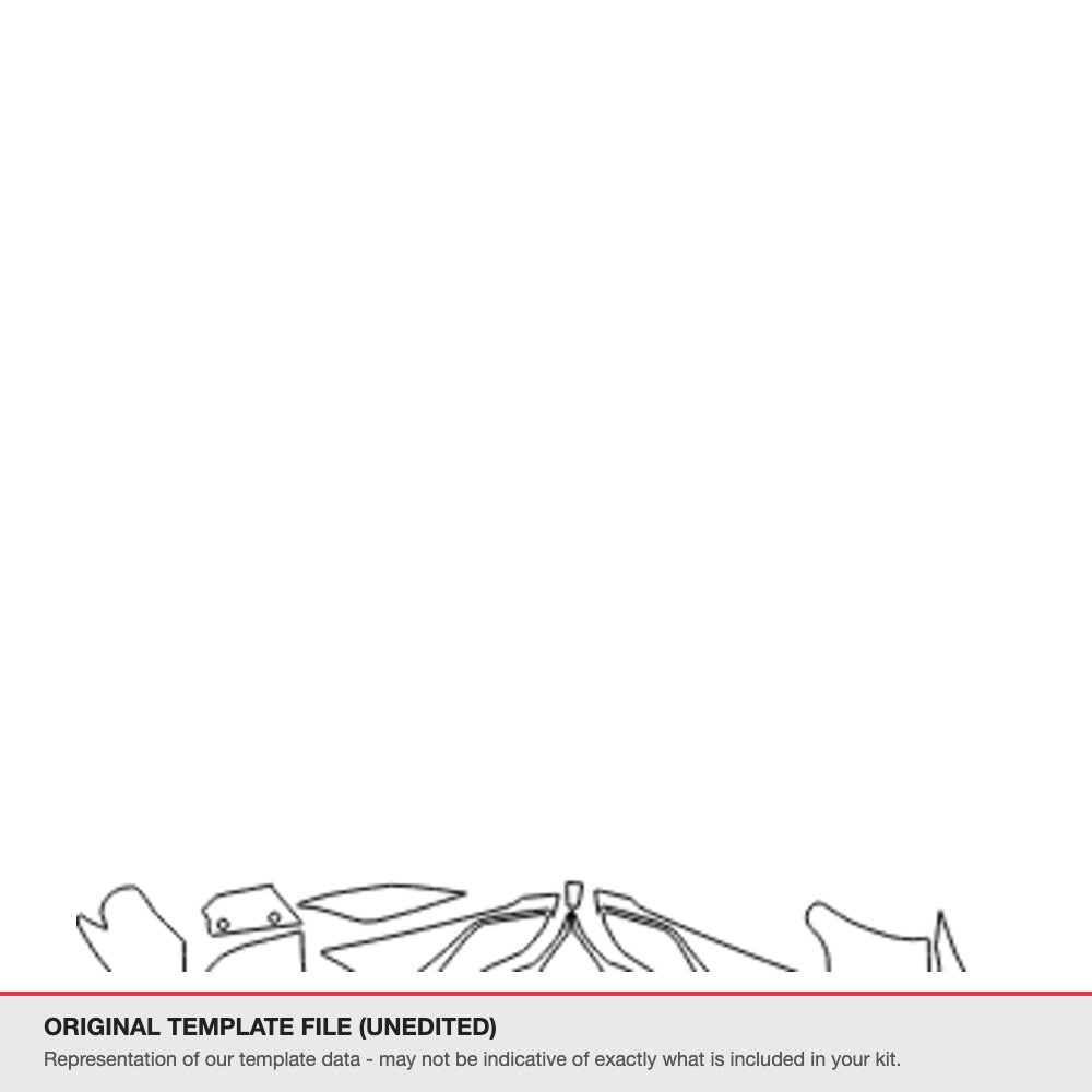 Kawasaki Ninja ZX 2017+ original template file