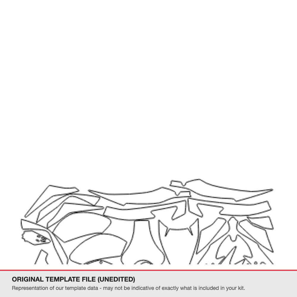 Kawasaki Ninja ZX 6R 2020+ original template file