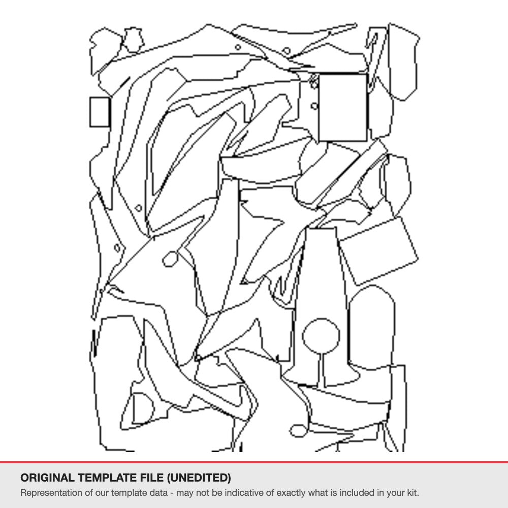 Kawasaki Versys 1100 2025+ original template file