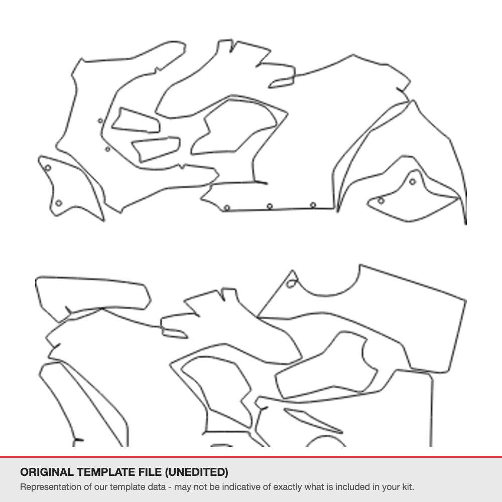 Ducati Panigale V4S 2018-2019 original template file