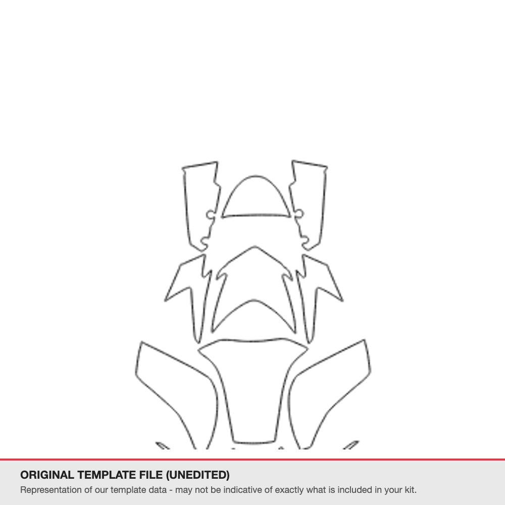 Ducati Street Fighter 2017-2020 original template file