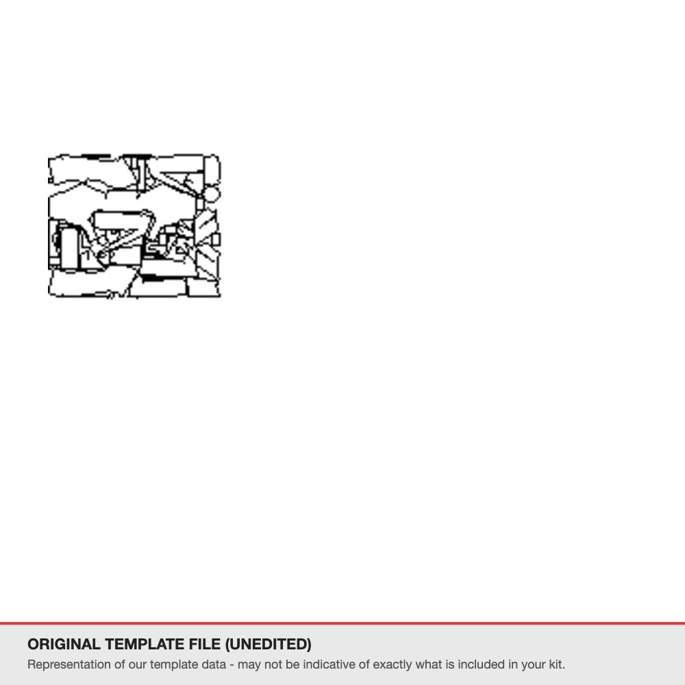 Harley-Davidson Road Glide 2021-2023 original template file