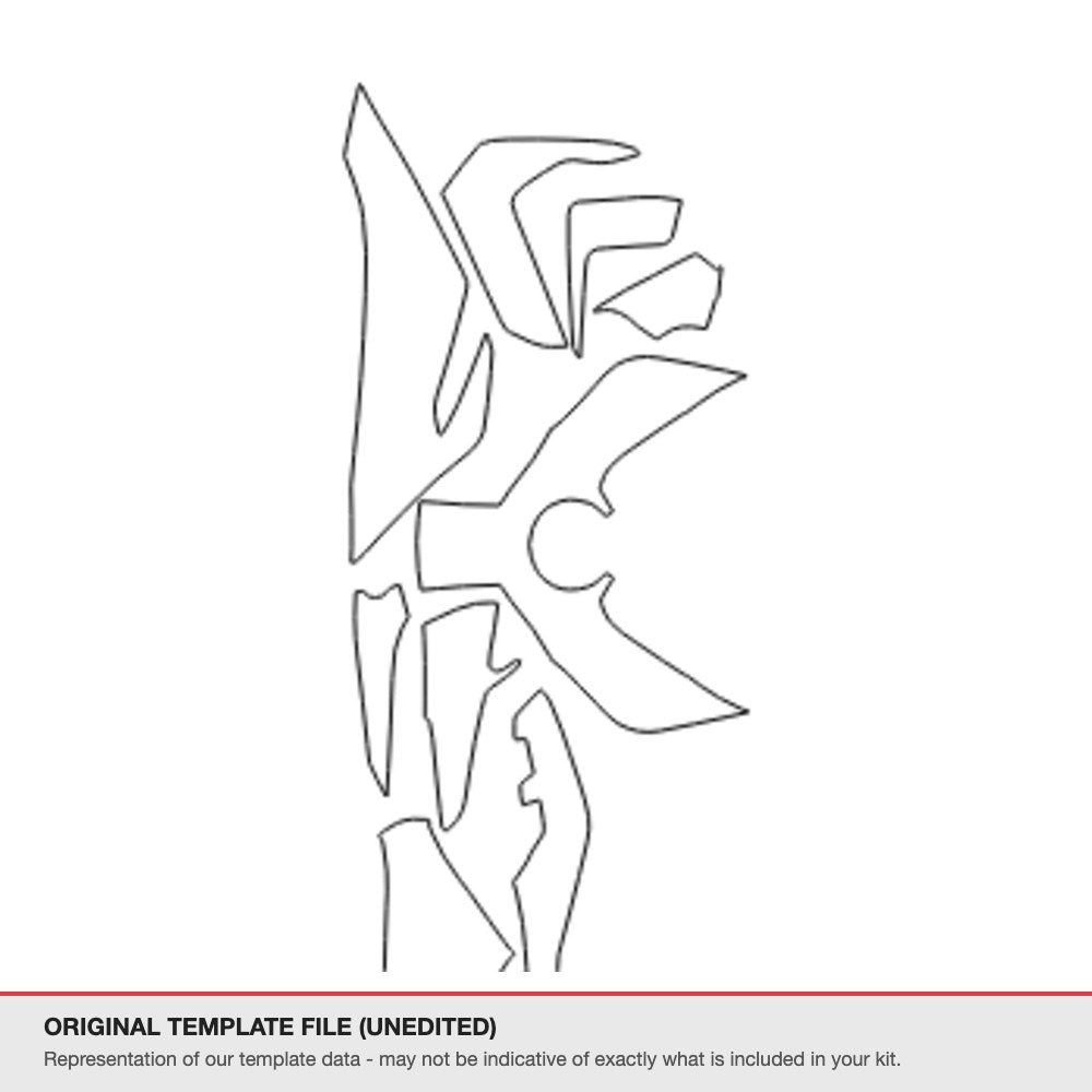 KTM 390 2021+ original template file