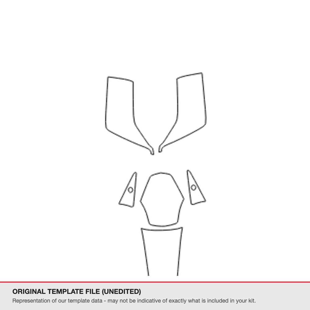 KTM Adventure 2017+ original template file