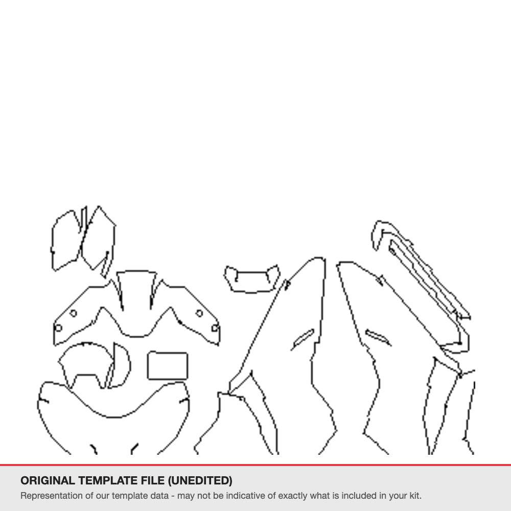 KTM Duke 390 2025+ original template file