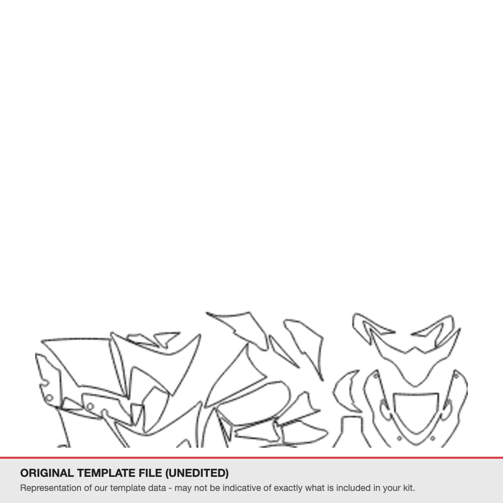 Suzuki SV 650S 2017+ original template file