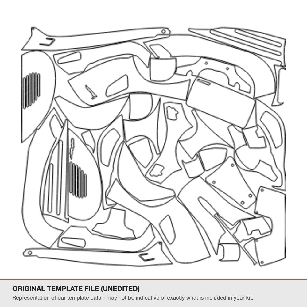 Vespa 300GT Round light 2021+ original template file