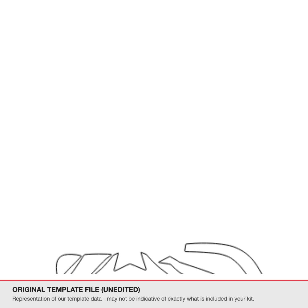 Yamaha YZF-R6 2017+ original template file