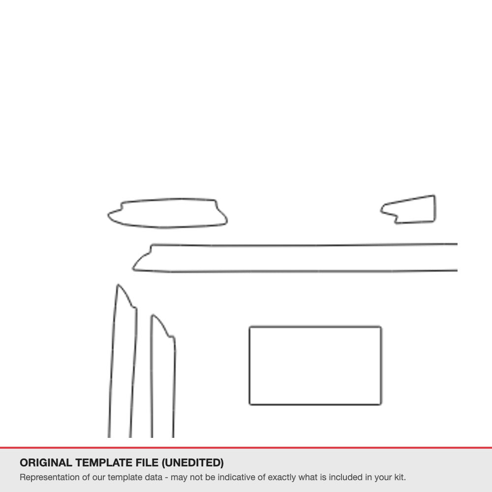 Audi A3 2019-2020 original template file