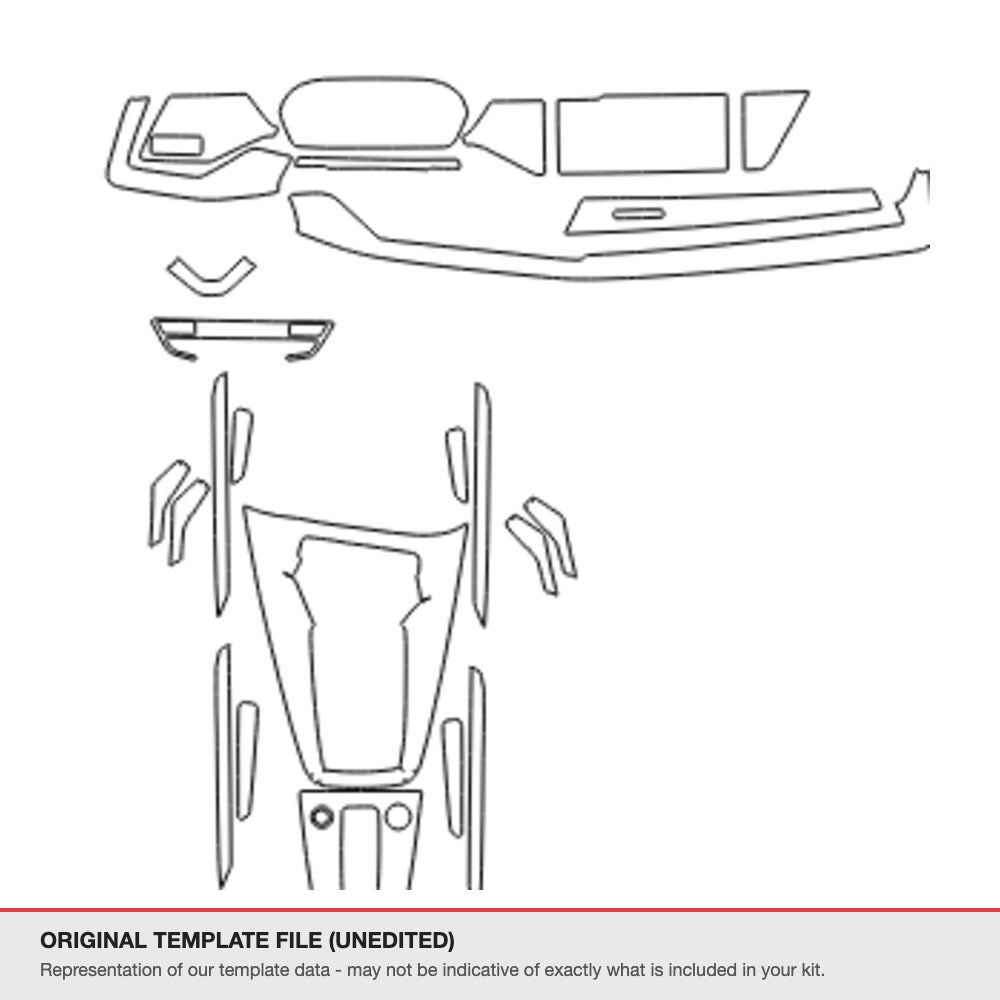 Audi A3 2021-2024 original template file