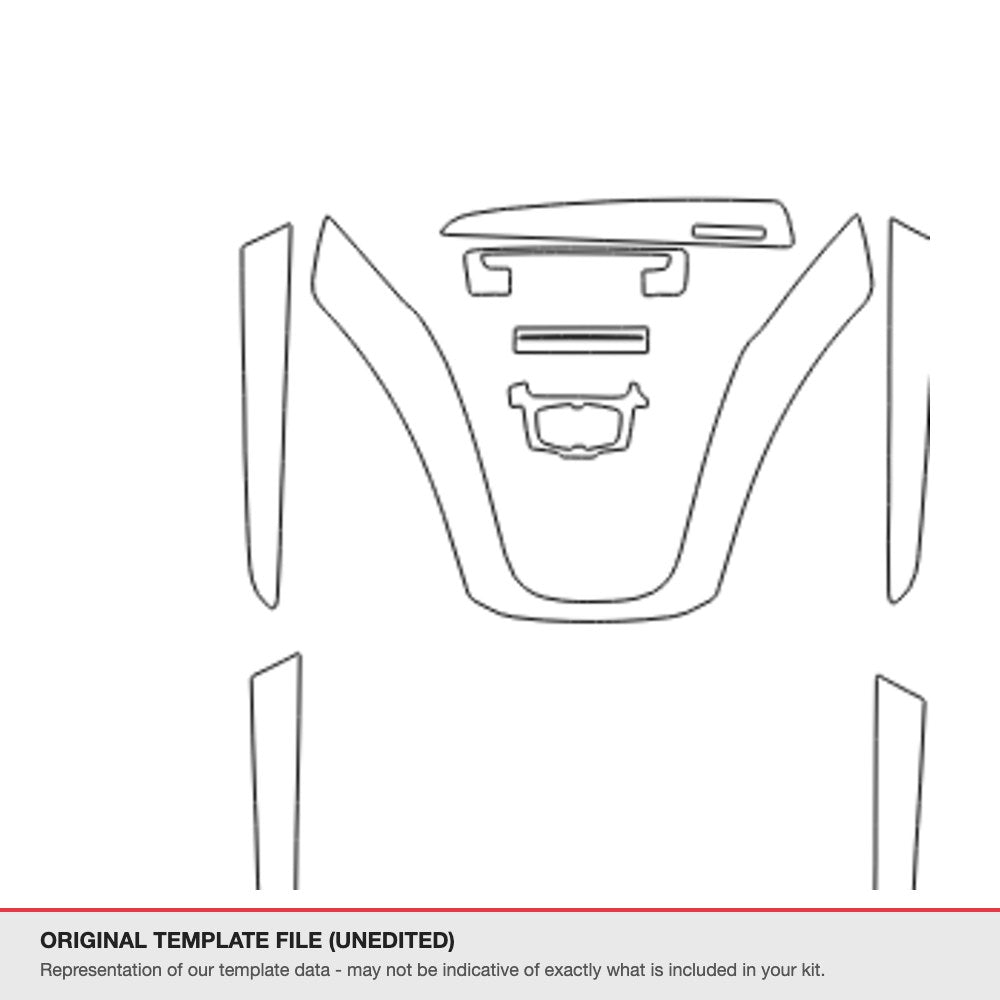 Audi Q5 2016 original template file