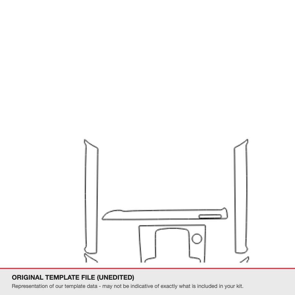 Audi Q7 2013-2014 original template file