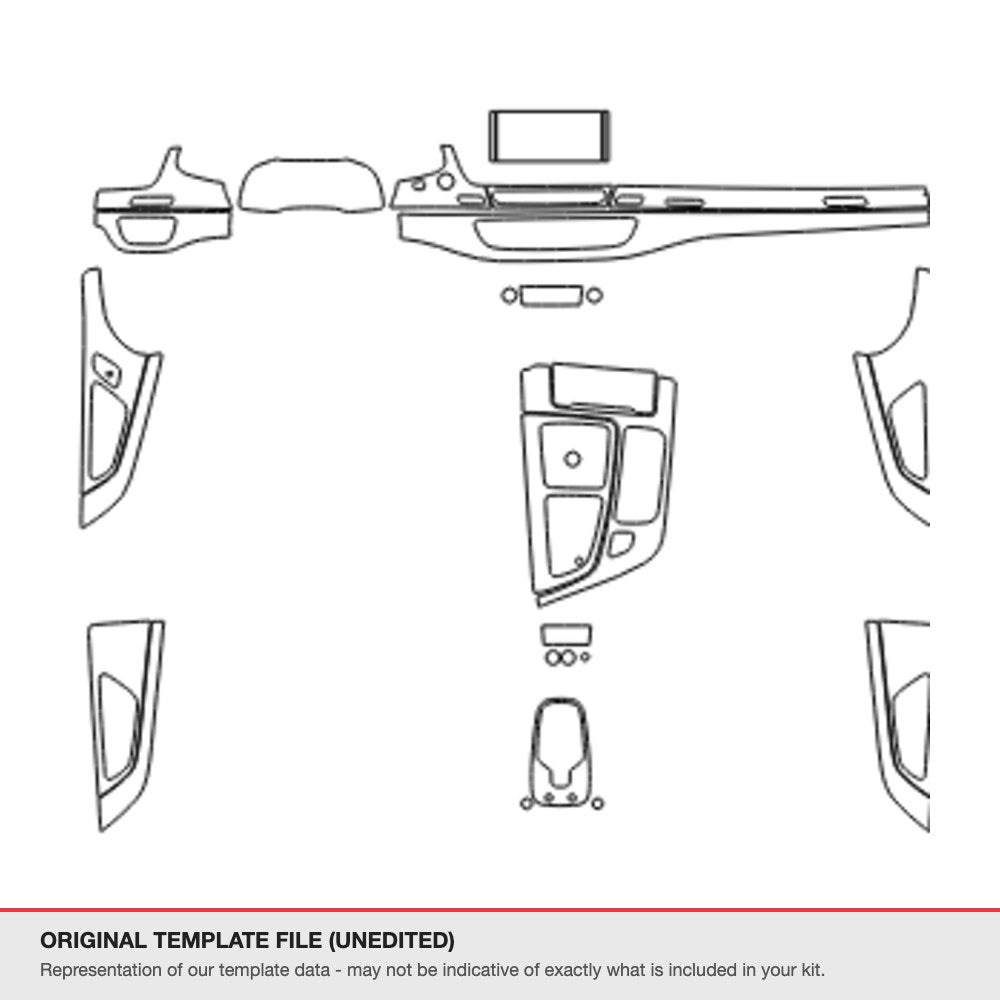 Audi Q7 2015 original template file
