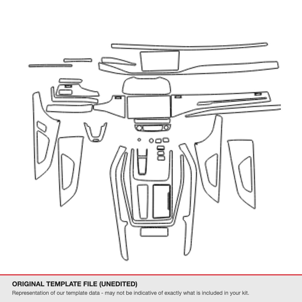 Audi Q7 2020 original template file