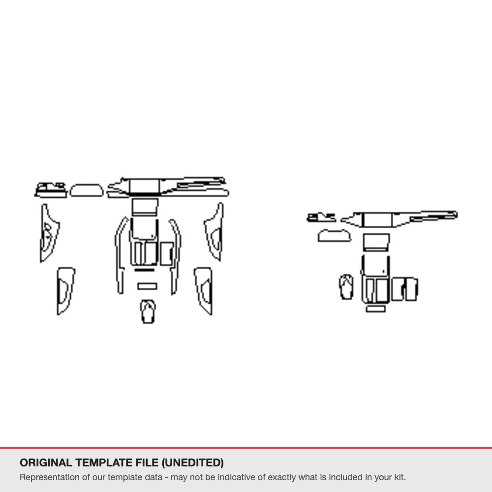 Audi Q8 2019 original template file
