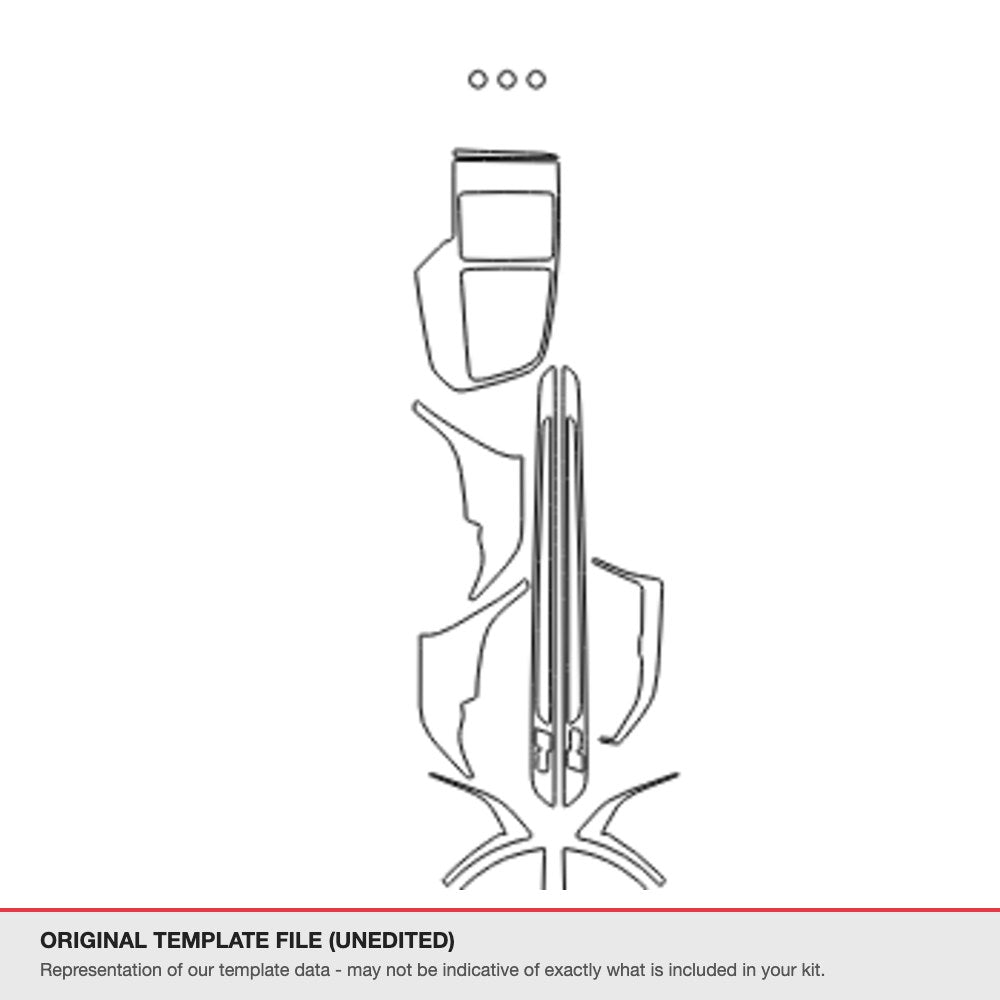 Audi R8 2018+ original template file