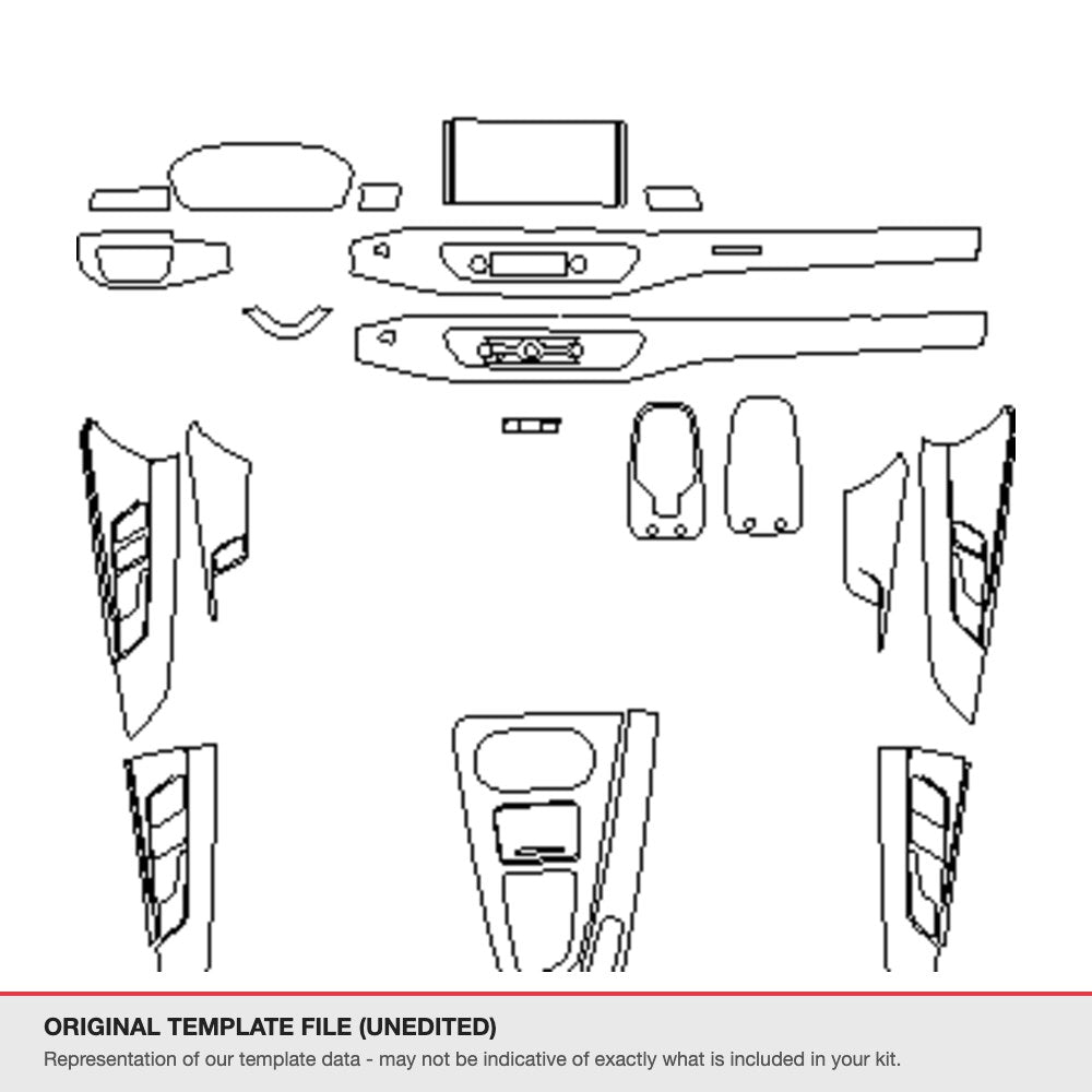 Audi RS4 2022+ original template file