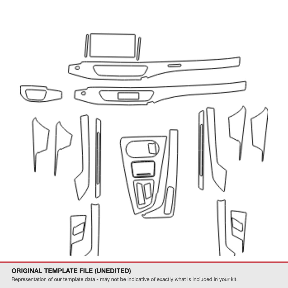 Audi RS5 Sedan 2021+ original template file