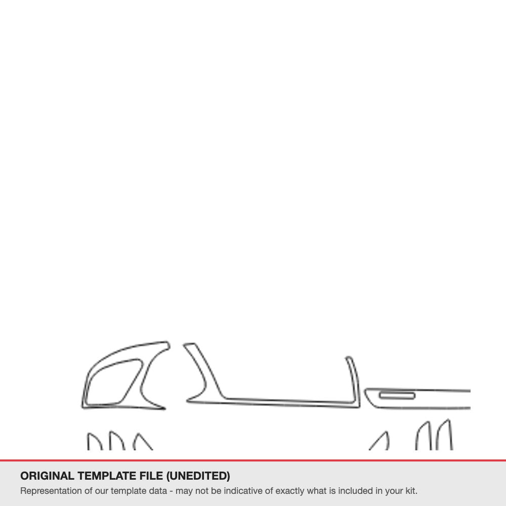 Audi A4 2016 original template file