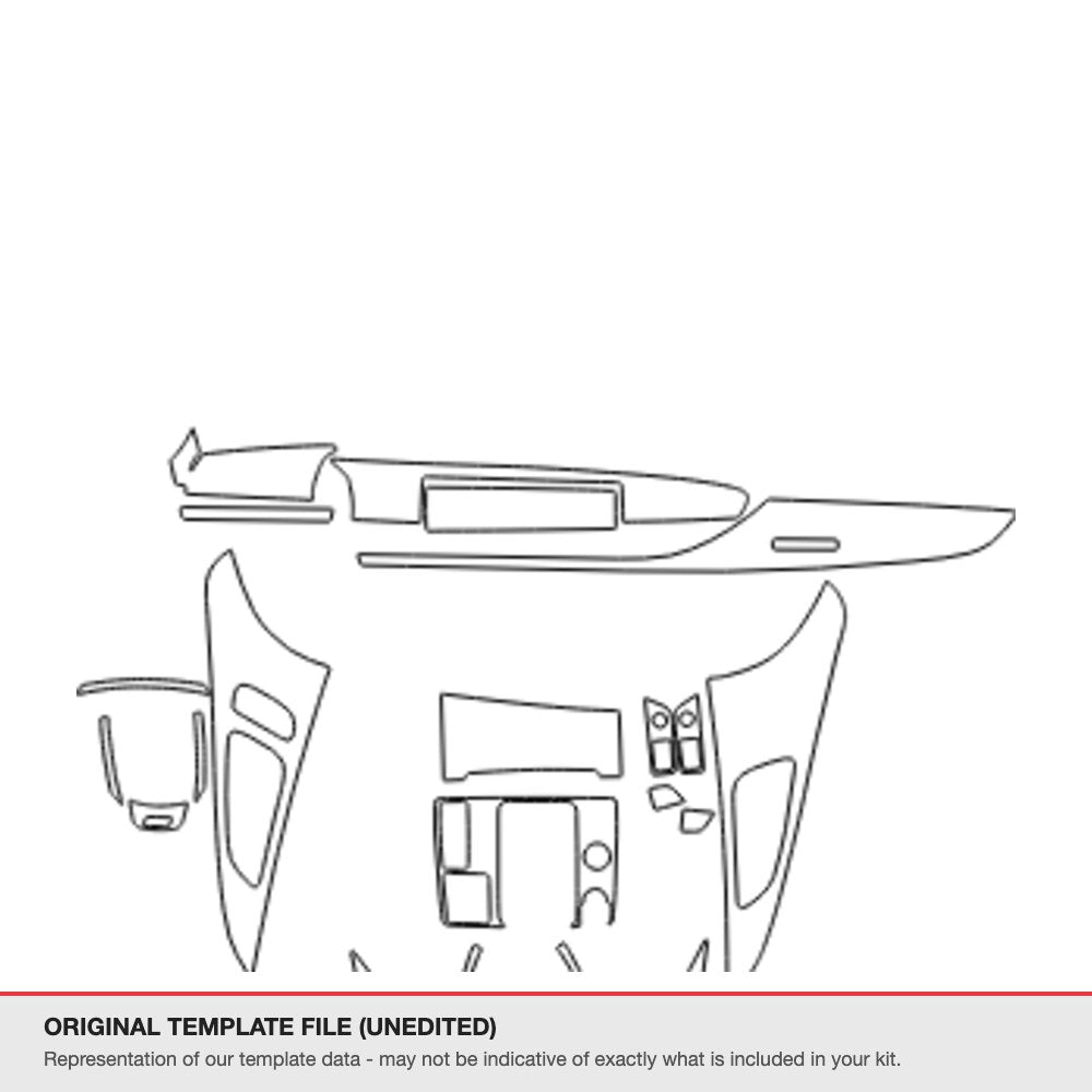 Audi RS6 2013-2018 original template file